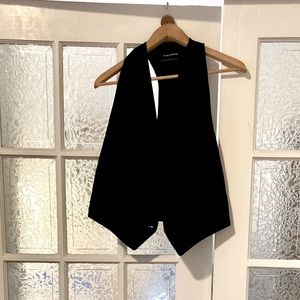 Club Monaco Black Tuxedo Vest Size M